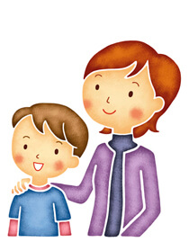 信頼しているお母さんのイメージ